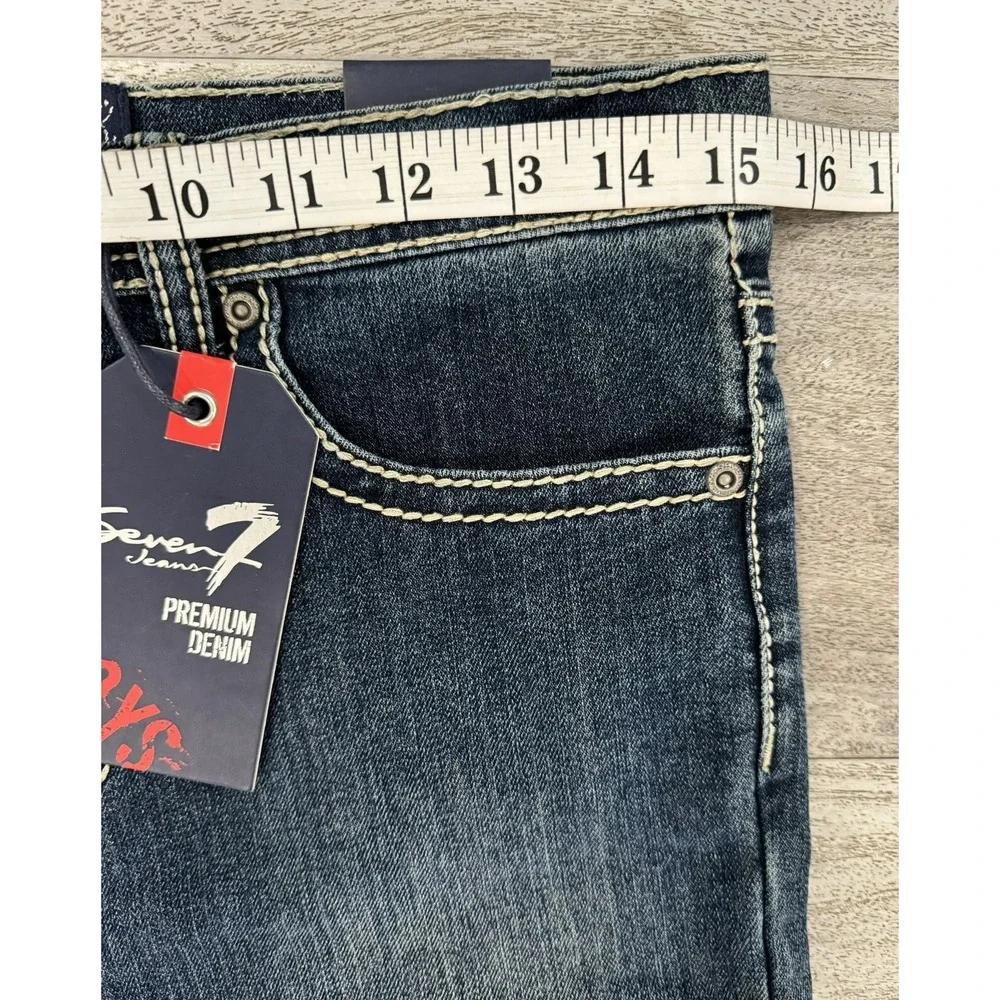 Seven Premium Denim Boys Skinny Leg Fit Jeans Size 18 Brand NEW 30x29